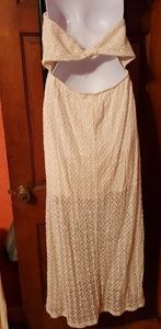 No Boundaries Dresses - Maxi cream lace dress No Boundaries Dresses - Maxi cream lace dress